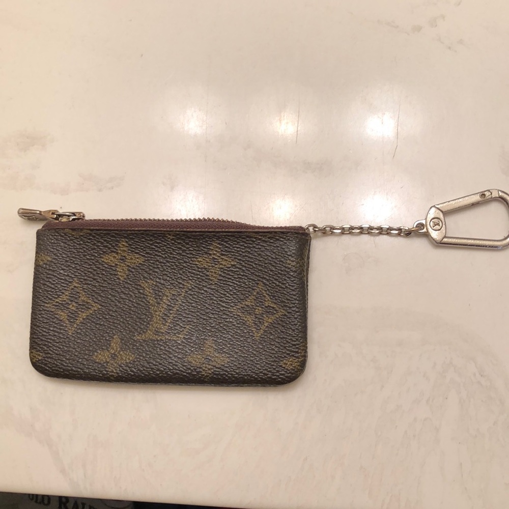 Authentic Vintage LV Key Chain and Card Holder